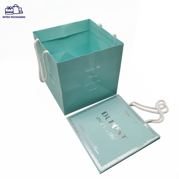 Cake Chocolate Packaging Bag-Top Insert Paper Bag-IC0010